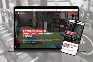 Web de gimnasio para entrenamiento funcional en ordenador y móvil - Saludx10